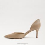 jp Sam Edelman 女性 ヴィヴ ポインテッドトゥ パンプス ソフトベージュ 4NFV0P359 履物 - Image 4