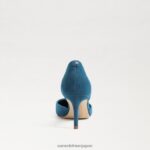 jp Sam Edelman 女性 ヴィヴ ポインテッドトゥ パンプス サファイアスエード 4NFV0P369 履物 - Image 5