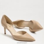 jp Sam Edelman 女性 ヴィヴ ポインテッドトゥ パンプス ソフトベージュ 4NFV0P359 履物 - Image 7