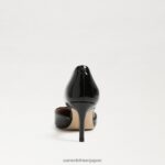 jp Sam Edelman 女性 ヴィヴ ポインテッドトゥ パンプス ブラックパテント 4NFV0P363 履物 - Image 5
