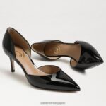 jp Sam Edelman 女性 ヴィヴ ポインテッドトゥ パンプス ブラックパテント 4NFV0P363 履物 - Image 7