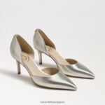 jp Sam Edelman 女性 ヴィヴ ポインテッドトゥ パンプス 白金 4NFV0P368 履物