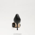 jp Sam Edelman 女性 ヴィヴ ポインテッドトゥ パンプス 黒い革 4NFV0P360 履物 - Image 5