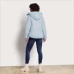 jp Sam Edelman 女性 枕襟のパフ ライトブルー 4NFV0P1120 衣服 - Image 4