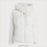 jp Sam Edelman 女性 枕襟のパフ 卵殻 4NFV0P1121 衣服 - Image 5