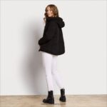 jp Sam Edelman 女性 枕襟のパフ 黒 4NFV0P1123 衣服 - Image 4