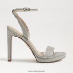 jp Sam Edelman 女性 翡翠のアンクルストラップヒール ジュート 4NFV0P388 履物 - Image 2