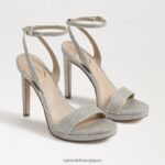 jp Sam Edelman 女性 翡翠のアンクルストラップヒール ジュート 4NFV0P388 履物