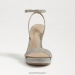 jp Sam Edelman 女性 翡翠のアンクルストラップヒール ジュート 4NFV0P388 履物 - Image 3