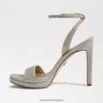 jp Sam Edelman 女性 翡翠のアンクルストラップヒール ジュート 4NFV0P388 履物 - Image 4