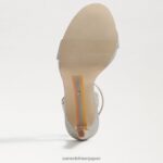 jp Sam Edelman 女性 翡翠のアンクルストラップヒール ジュート 4NFV0P388 履物 - Image 6