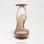 jp Sam Edelman 女性 翡翠のアンクルストラップヒール ローザ ブラッシュ パテント 4NFV0P390 履物 - Image 3