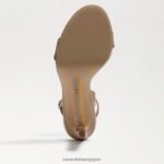 jp Sam Edelman 女性 翡翠のアンクルストラップヒール ローザ ブラッシュ パテント 4NFV0P390 履物 - Image 6