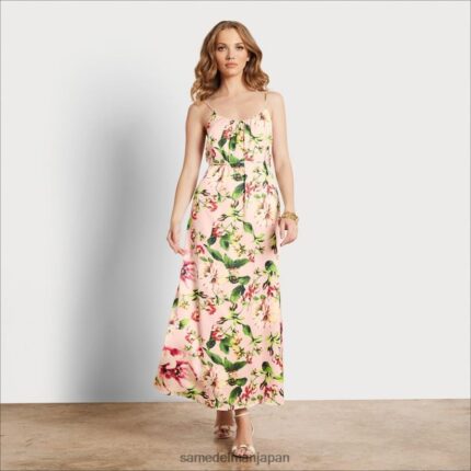jp Sam Edelman 女性 花柄マキシドレス ブラッシュマルチ 4NFV0P1142 衣服