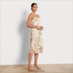 jp Sam Edelman 女性 花柄刺繍ドレス 生成り 4NFV0P1066 衣服 - Image 2