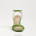 jp Sam Edelman 女性 起亜ブロックヒールサンダル アップルグリーン 4NFV0P121 履物 - Image 3