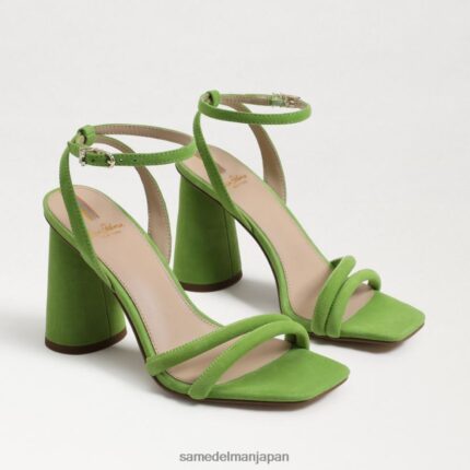 jp Sam Edelman 女性 起亜ブロックヒールサンダル アップルグリーン 4NFV0P121 履物