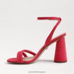 jp Sam Edelman 女性 起亜ブロックヒールサンダル ウルトラフクシア 4NFV0P122 履物 - Image 4