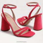 jp Sam Edelman 女性 起亜ブロックヒールサンダル ウルトラフクシア 4NFV0P122 履物 - Image 7