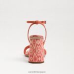 jp Sam Edelman 女性 起亜ブロックヒールサンダル テラコッタピンク 4NFV0P120 履物 - Image 5