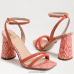jp Sam Edelman 女性 起亜ブロックヒールサンダル テラコッタピンク 4NFV0P120 履物 - Image 7