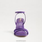 jp Sam Edelman 女性 起亜ブロックヒールサンダル ロイヤルオーキッド 4NFV0P119 履物 - Image 3