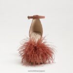 jp Sam Edelman 女性 野郎フェザーヒールサンダル シエナローズ 4NFV0P765 履物 - Image 3