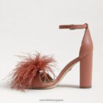 jp Sam Edelman 女性 野郎フェザーヒールサンダル シエナローズ 4NFV0P765 履物 - Image 4