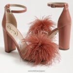 jp Sam Edelman 女性 野郎フェザーヒールサンダル シエナローズ 4NFV0P765 履物 - Image 7