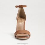 jp Sam Edelman 女性 野郎ブロックヒールサンダル サドル 4NFV0P332 履物 - Image 3