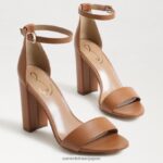 jp Sam Edelman 女性 野郎ブロックヒールサンダル サドル 4NFV0P332 履物 - Image 7