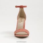 jp Sam Edelman 女性 野郎ブロックヒールサンダル スタッコピンク 4NFV0P323 履物 - Image 3
