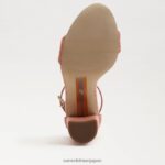 jp Sam Edelman 女性 野郎ブロックヒールサンダル スタッコピンク 4NFV0P323 履物 - Image 6