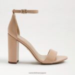 jp Sam Edelman 女性 野郎ブロックヒールサンダル ベージュ ブラッシュ パテント 4NFV0P335 履物 - Image 2