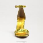 jp Sam Edelman 女性 野郎ブロックヒールサンダル ミモザゴールド 4NFV0P333 履物 - Image 3
