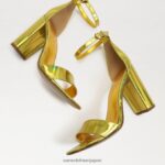 jp Sam Edelman 女性 野郎ブロックヒールサンダル ミモザゴールド 4NFV0P333 履物 - Image 7