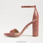 jp Sam Edelman 女性 野郎ブロックヒールサンダル ラストピンク 4NFV0P331 履物 - Image 4
