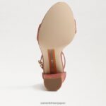 jp Sam Edelman 女性 野郎ブロックヒールサンダル ラストピンク 4NFV0P331 履物 - Image 6