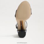 jp Sam Edelman 女性 野郎ブロックヒールサンダル 太平洋海軍 4NFV0P330 履物 - Image 6