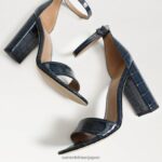 jp Sam Edelman 女性 野郎ブロックヒールサンダル 太平洋海軍 4NFV0P330 履物 - Image 7