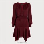 jp Sam Edelman 女性 鍵穴ミニ バーガンディ 4NFV0P1151 衣服 - Image 4