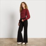 jp Sam Edelman 女性 長袖ジュリアントップ あかね色 4NFV0P1269 衣服 - Image 2
