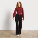 jp Sam Edelman 女性 長袖ジュリアントップ あかね色 4NFV0P1269 衣服