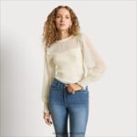jp Sam Edelman 女性 長袖ジュリアントップ クチナシ 4NFV0P1270 衣服 - Image 3