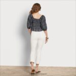 jp Sam Edelman 女性 長袖メドウトップ 青 4NFV0P1171 衣服 - Image 4