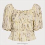 jp Sam Edelman 女性 長袖メドウトップ 黄色 4NFV0P1172 衣服 - Image 5