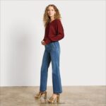 jp Sam Edelman 女性 長袖ヴァリックトップ あかね色 4NFV0P1248 衣服 - Image 2
