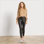 jp Sam Edelman 女性 長袖ヴァリックトップ 鈍い金 4NFV0P1241 衣服
