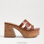 jp Sam Edelman 女性 開発プラットフォームサンダル サドル 4NFV0P546 履物 - Image 2