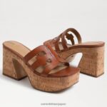 jp Sam Edelman 女性 開発プラットフォームサンダル サドル 4NFV0P546 履物 - Image 7